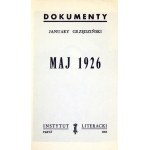 GRZĘDZIŃSKI January - Maj 1926. Paryż 1965. Instytut Literacki. 8, s. 109, portret autora. brosz. Bibliot. Kultury,...