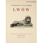 WASYLEWSKI Stanisław - Lwów. Poznań [1931]. Księg. Polska (R. Wegner). 8, s. 172, [4]. opr. oryg. pł. zdob.,...