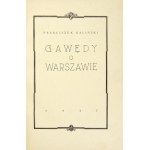 GALIŃSKI Franciszek - Gawędy o Warszawie. Warszawa 1937. Instytut Wydawniczy Biblioteka Polska. 4, s. 316. opr....