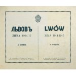 LWÓW. Zima 1914/1915. 34 widoków [!]. Lwów 1915. H. Altenberg, G. Seyfarth, E. Wende i Sp. 16d podł., s. [36]....