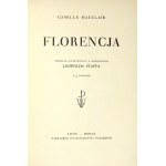 Mauclair C. - Florencja. Przekład L. Staffa. 1926. Złocony półskórek.