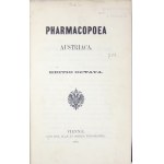 PHARMACOPEA Austriaca. Editio octava. Viennae 1906. Caes. Reg. Aulae et Imperii Typographia. 4, s. XXVIII, 485....