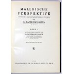 BARTEL K. - Malerische Perspektive. Bd. 1. With dedication by the author.