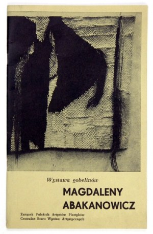 CBWA. Wystawa gobelinów Magdaleny Abakanowicz. III 1965.