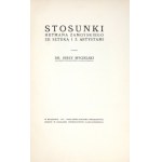 MYCIELSKI Jerzy - Stosunki hetmana [Jan] Zamoyski ze sztuką i artystami. Kraków 1907; Nakł. AU, Druk UJ. 4, s....