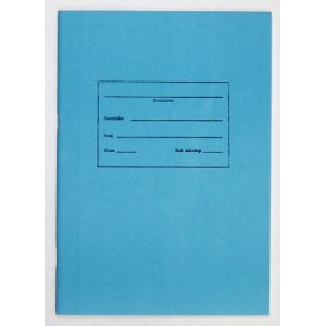 SASNAL Wihelm - A 16-card school notebook. Cracow 1999. manus Media Group. 8, s. [31]....