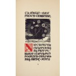 J. Słowacki - My Testament. 1927. with woodcuts by S. Jakubowski.