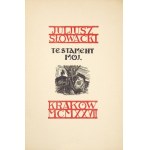 J. Słowacki - Mein Testament. 1927. mit Holzschnitten von S. Jakubowski.