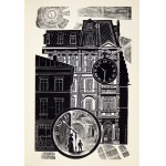 STAROSWIRE store. 1938. with 10 woodcuts for the anniversary of the E. Wedel company.