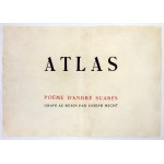 SUARÈS André - Atlas. Poème de ... Gravé au burin par Joseph Hecht. Paris 1928; Demichel und Ploquin. folio, k. [1],...