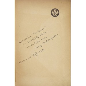 ANDRZEJEWSKI J. - Die Ordnung des Herzens. 3. Auflage. 1939. mit Widmung des Autors.