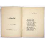 GOMOLICKIJ L[eon] - Varšava. Gedicht. Varšava 1934, Zakł. Graf. P. Szwede. 8, s. 16....