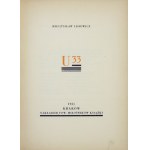 LISIEWICZs Mieczysław - U 33. Krakau 1931. Gesellschaft der Bücherfreunde. 16d, S. 27....