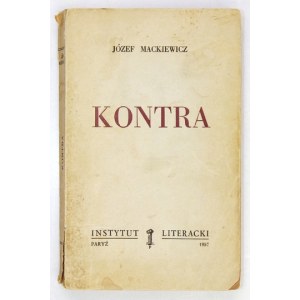 MACKIEWICZ J. - Contra. 1957. 1st ed.