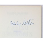 C. Milosz - Poesie. 1981. mit Unterschrift des Autors.