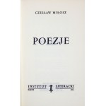 C. Miłosz - Poezje. 1981. Z podpisem autora.