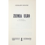 MIŁOSZ C. - Ziemia Ulro. 1977. Pierwsze wydanie.