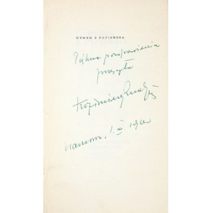 K. Rudzki - Dymek z papierosa. 1959. Z dedykacją autora.