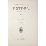 SIENKIEWICZ H. - Potop (po czesku, z ilustracjami). 1925.