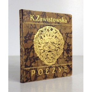 ZAWISTOWSKA Kazimiera - Poezye. Lvov [1903]. Bookg. H. Altenberg. 16, pp. VII, [1], 114, portrait 1. opr. oryg.....