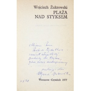 W. Żukrowski - Strand am Styx. 1977. Widmung des Autors.