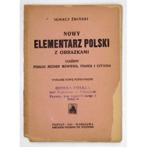 ŻNIŃSKI Ignacy - Nowy elementarz polski z obrazkami. Geordnet nach der Methode des Sprechens,...