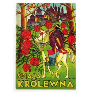 [KRUMŁOWSKI Konstanty] - Śpiąca królewna. Kraków [ok. 1938]. Wydawnictwo Salonu Malarzy Polskich. Druk....