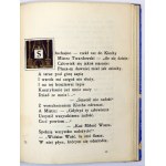 RYDEL Lucyan - Pan Twardowski. A poem in eighteen songs. Kraków 1905; Księg. D. E. Friedlein. 8, pp. 130, [2], VI, [1], ...