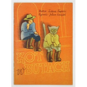 SŁUPECKI Tadeusz - Kot w butach. Łódź [1947]. Wyd. Kolumna. 8, s. [8]. brosz.