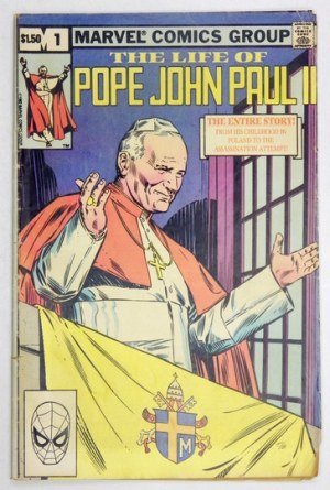 The LIFE of Pope John Paul II. New York 1982. Marvel Comics Group. 8, s. 64. brosz.