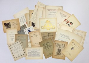[BIBLIOFILSKIE drobiazgi 2]. Zbiór 37 drobnych druków z lat 1924-1938.