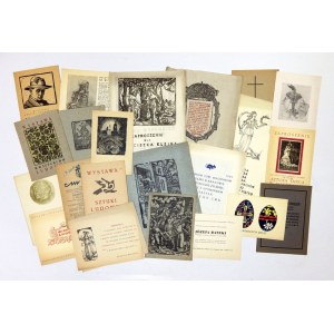 [BIBLIOPHILIAN fine prints 3]. A collection of 45 small prints from 1946-1955.