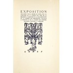 EXPOSITION du livre et de la gravure polonaise. Musée du livre Bruxelles. Catalogue. Bruxelles, XI-XII 1925. imp. j.-....