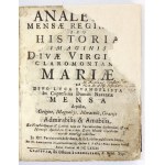 NIESZPORKOWIC Ambroży - Analecta mensae Reginalis seu Historia imaginis odigitriae Divae Virginis Claromontanae Mariae a...