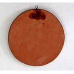 [MICKIEWICZ Adam]. Medallion with image of Adam Mickiewicz, 1930. Circular medallion with a diameter of 11,...