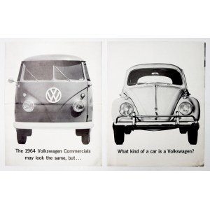 [VOLKSWAGEN]. Zwei Werbespots für Volkswagen Autos (Gurke und Buckel) aus dem Jahr 1964.