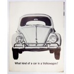 [VOLKSWAGEN]. Zwei Werbespots für Volkswagen Autos (Gurke und Buckel) aus dem Jahr 1964.
