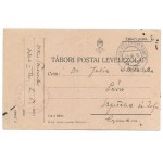 [WOJSKO - 1. Weltkrieg - ŚWITALSKI Kazimierz]. Handgeschriebene Postkarte, adressiert an seine Frau Julia Switalski in ...