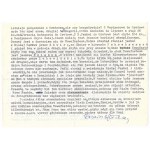 [AFTANAZY Roman]. A collection of 6 typed letters and typed 7 correspondence cards hand-signed by...