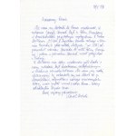 (GÓRSKI Karol). Zwei handschriftliche Briefe von Karol Górski und eine Postkarte, datiert. 27 II,...