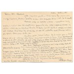 [HERBERT Zbigniew]. A collection of 10 letters and postcards from 1970-1977, sent from Los Angeles, Knoppen,...