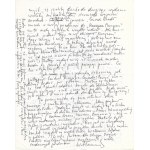 [TARNAWSKI Wit]. Eine Sammlung von 13 handgeschriebenen Briefen und 2 Postkarten von Wit Tarnawski aus den Jahren 1971-...