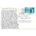 [TARNAWSKI Wit]. A collection of 13 handwritten letters and 2 postcards by Wit Tarnawski from 1971-...