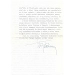[TATARKIEWICZ Władysław]. Maschinengeschriebener Brief von Wladyslaw Tatarkiewicz vom 31. Mai 1967, handschriftliche Unterschrift und gedruckte Karte....