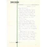 [TUROWICZ Jerzy]. Three handwritten letters by Jerzy Turowicz, dated. 26 II, 30 III and 15 V 1976 in Cracow, Poland.