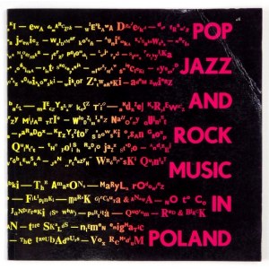 POP, Jazz und Rockmusik in Polen. Warschau [ca. 1970]. Pagart, Polnische Jazzvereinigung. 8, s. [48]....