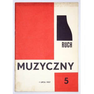 RUCH Muzyczny. R. 1957, nr 5: 1 VII 1957. Numer jazzowy.