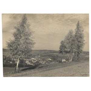 BUŁHAK Jan - [Duszniki - fragment panoramy miasta - fotografia widokowa]. [1946?]. Fotografia form. 12,1x16,...