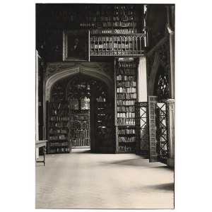 [KRAKOW - Jagiellonische Bibliothek - Foto ansehen]. [Ende der 1920er/Anfang der 1930er Jahre]. Foto-Formular. 14x9,...