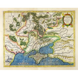 G. Mercators Karte der Krim aus dem Jahr 1606.